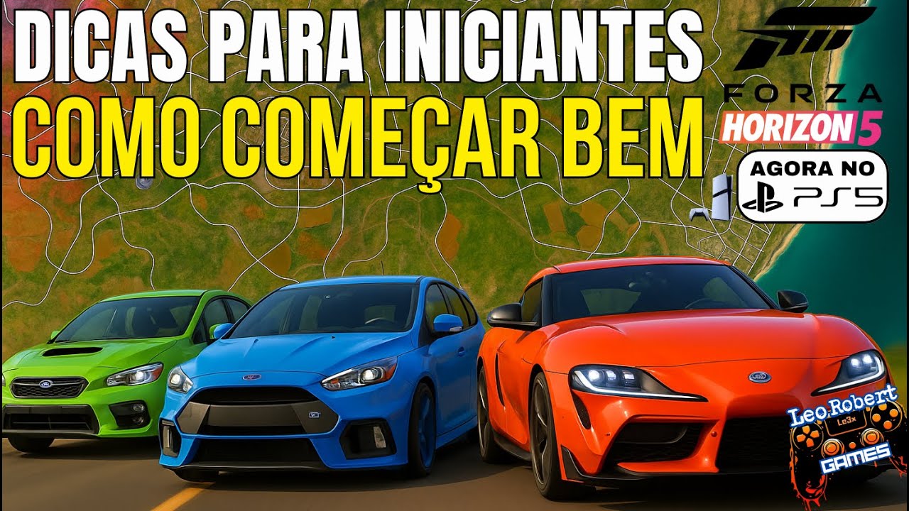 Como Começar Bem no Forza Horizon 5 | DICAS PARA INICIANTES - Eventos Corridas Dinheiro Carros Mapa