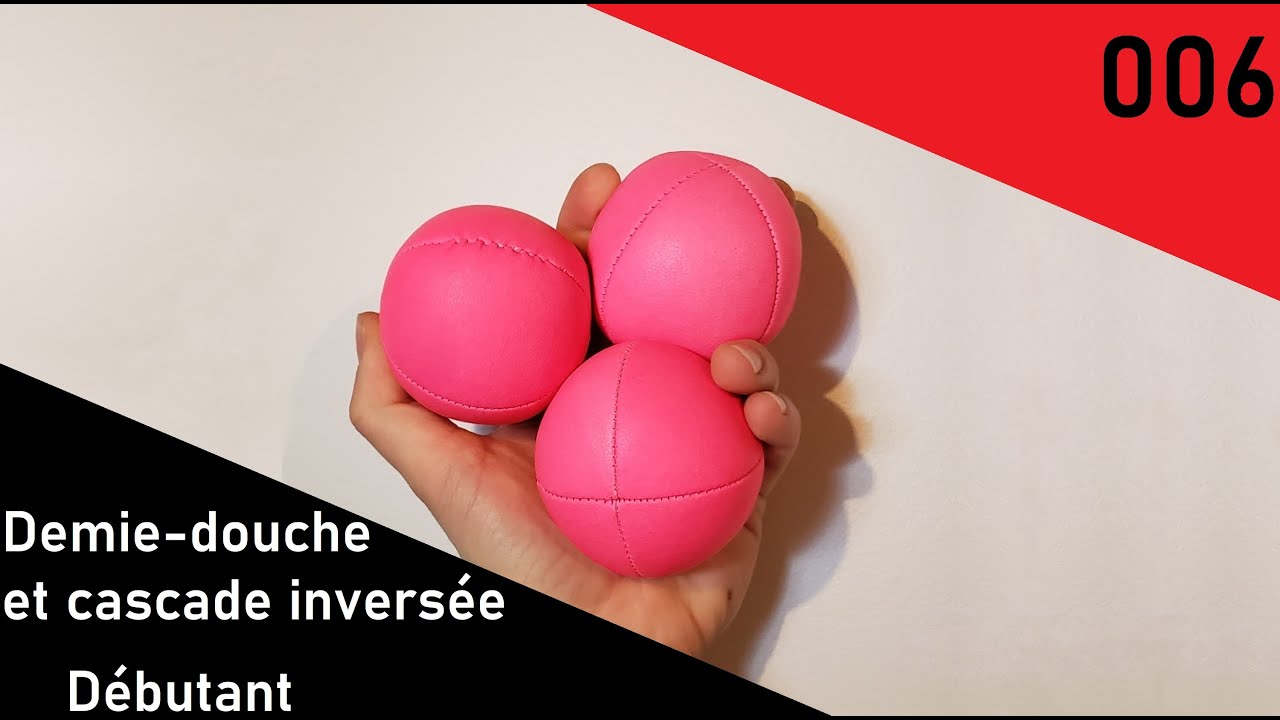Demie douche et cascade inversée | tutoriel jonglerie 006