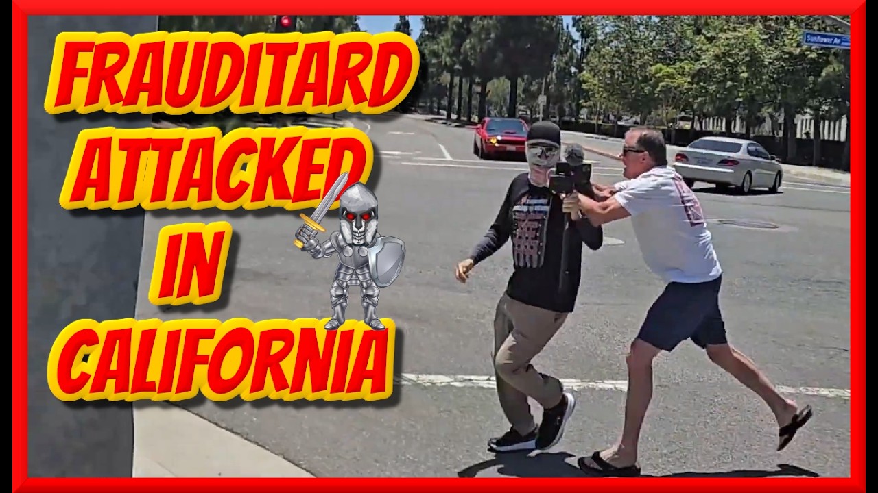 A Pack of Insane Frauditors Mess with Wrong Guy and Get Attacked at a Santa Ana Post Office