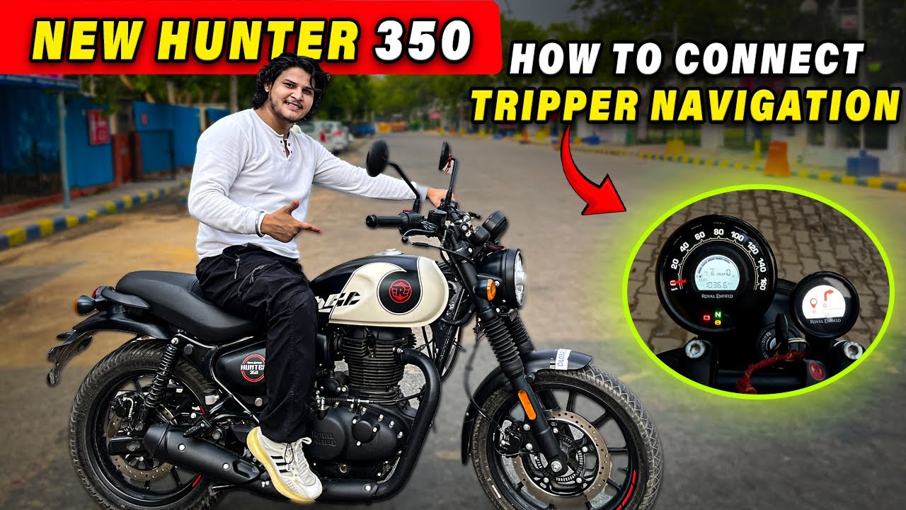 How to connect  Tripper Navigation in Hunter 350 (2025 Updated Meter Explained)