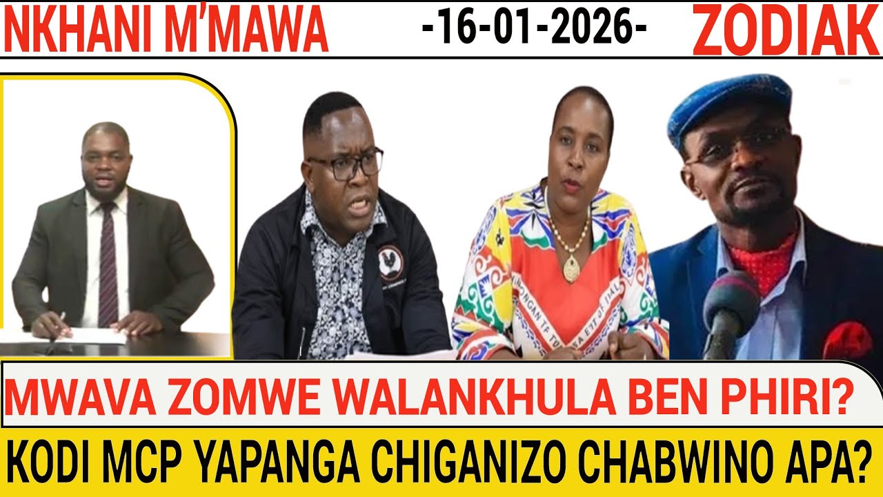 IZI NDIZOMWE BEN PHIRI WALANNKHULA NDIP[O MCP YAKWIYA KWAMBIRI KUMANGIDWASO KWA CHIMWENDO