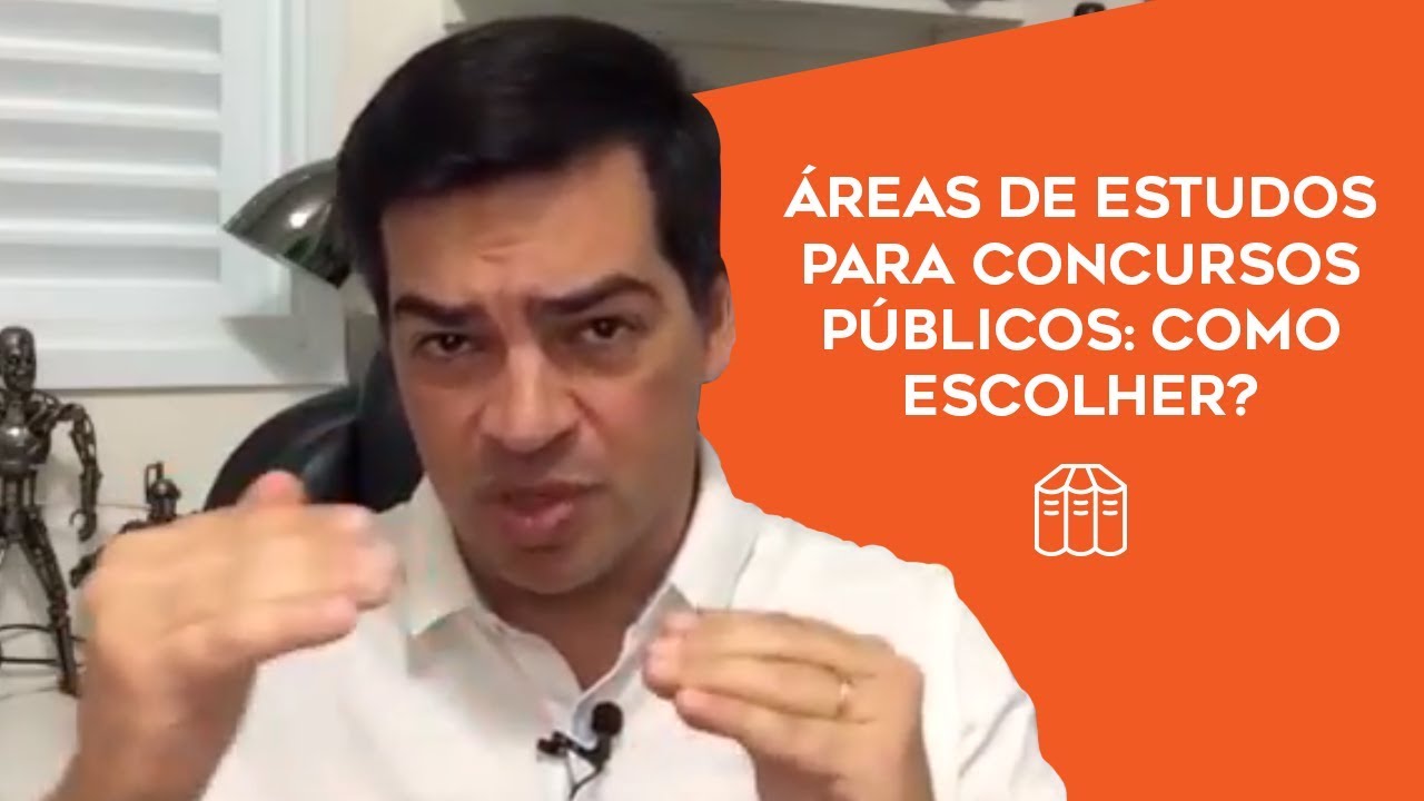Como escolher uma das áreas de estudos para concursos públicos?