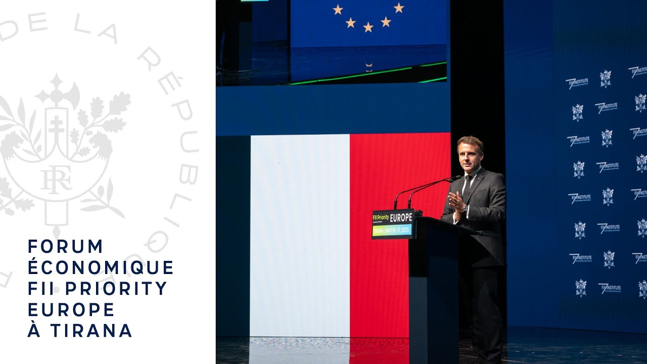 Forum économique FII Priority Europe à Tirana.