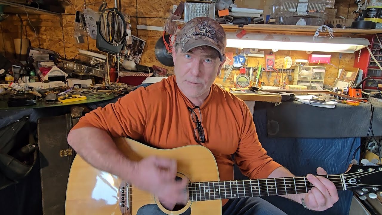 Guitar repair.  1970s Epiphone F-T 145 made in Japan with bolt on neck in for a setup sep. 2025
