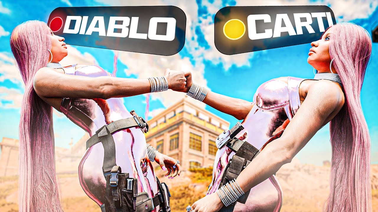 Diablo и Carti УНИЧТОЖАЮТ лобби Warzone с помощью экипировки HOOD 😈 Welcome 2 Thug City😫💦