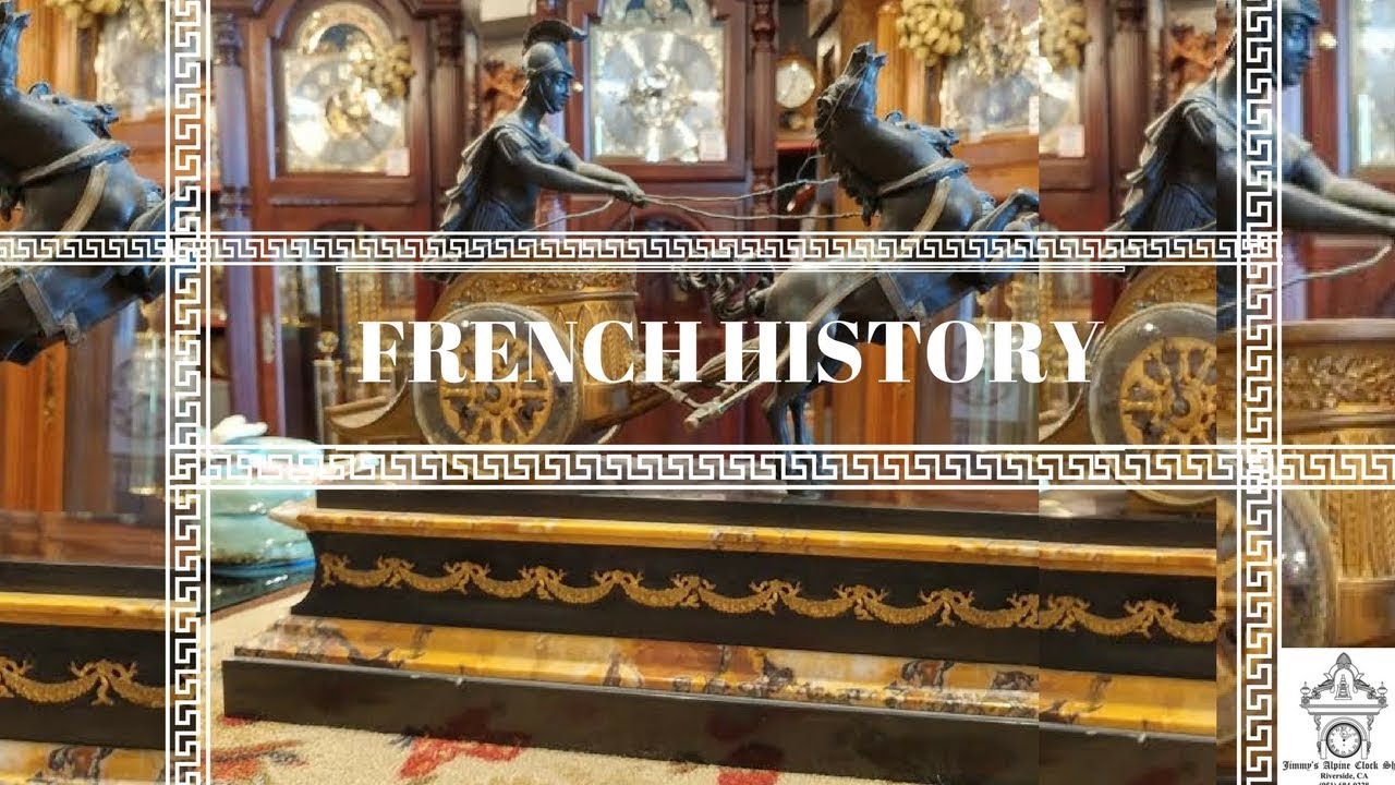 ANTIQUE HORSE & CHARIOT CLOCK I FRENCH HOME DECOR