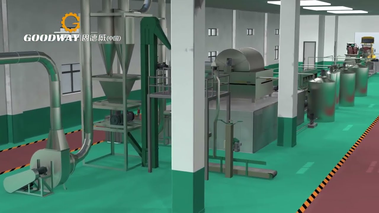 Cassava starch production line machines for cassava starch extraction and processing