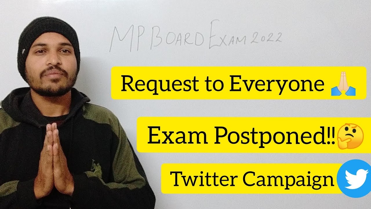MP Board Exam 2022 | MP Board Exam Postponed ! 10वी - 12वी वाले जरूर देखें |