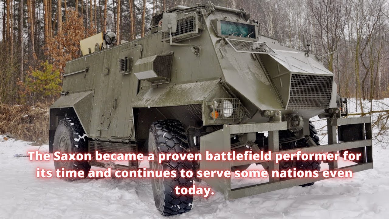 Saxon AT105 Wheeled Armored Personnel Carrier (APC)