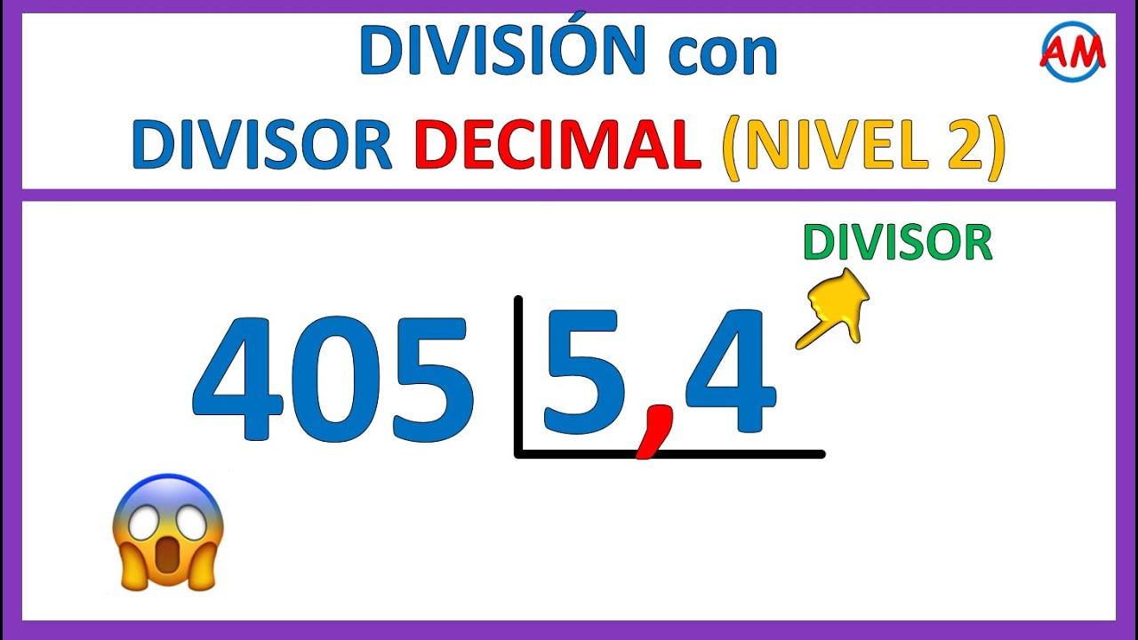 📌 DIVISI&Oacute;N con DECIMALES en el DIVISOR  | Super f&aacute;cil 💪 | Ejercicio N&deg; 3