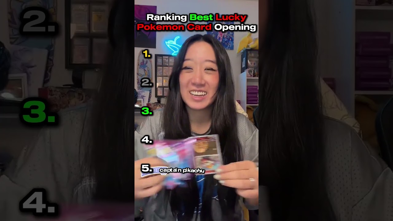 Ranking the BEST Lucky Pokemon Card Opening