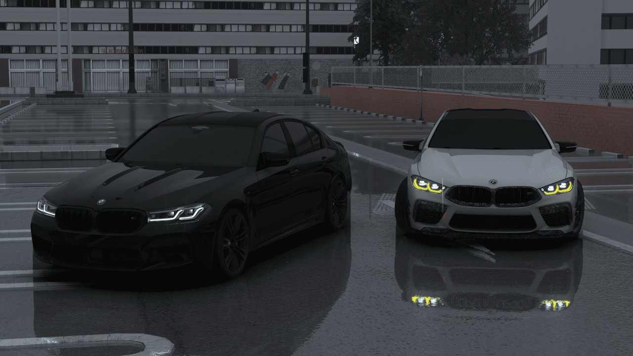M5 F90 & M8 F93 | Dance With Me | ASSETTO CORSA