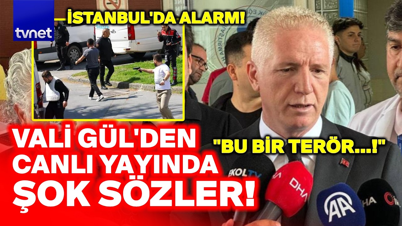 #SONDAKİKA İSTANBUL VALİSİ'NDEN OLAY YERİNDE İLK A&Ccedil;IKLAMA! Saldırganların kimliği belli oldu mu?