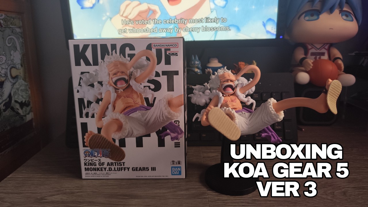 Unboxing King of Artist Monkey D. Luffy Gear 5 Version 3 #fyp #onepiece #actionfigures #everyone 