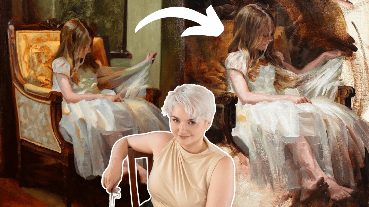 How I Cracked Sargent's Brushwork (And Won an OPA Gold Medal) | Alla Prima Portrait Painting