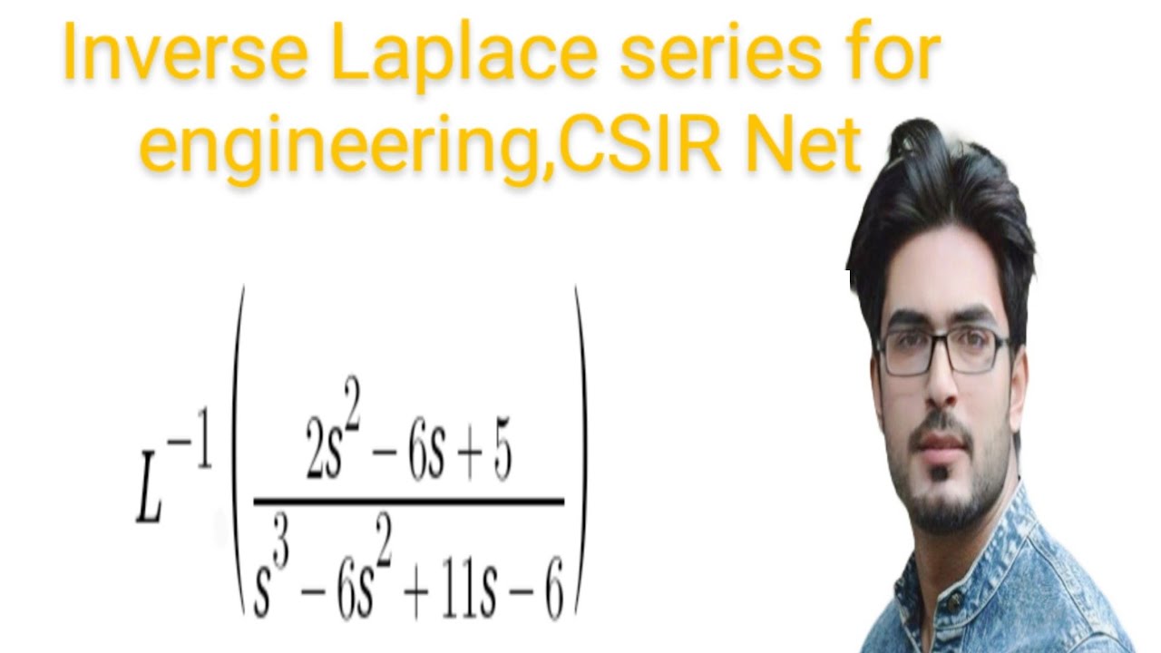 How to find Laplace inverse of (2s^2-6s+5/s^3-6s^2+11s-6) 👍 #Engineering_mathematics #CSIR_NET #GATE