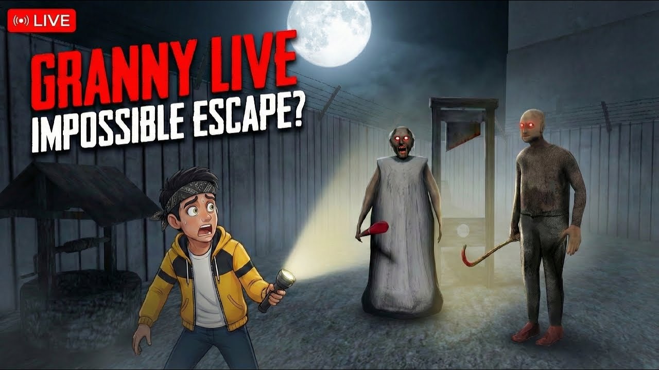 Granny Chapter 1 IMPOSSIBLE Escape? 😱 ( Hard Mode )