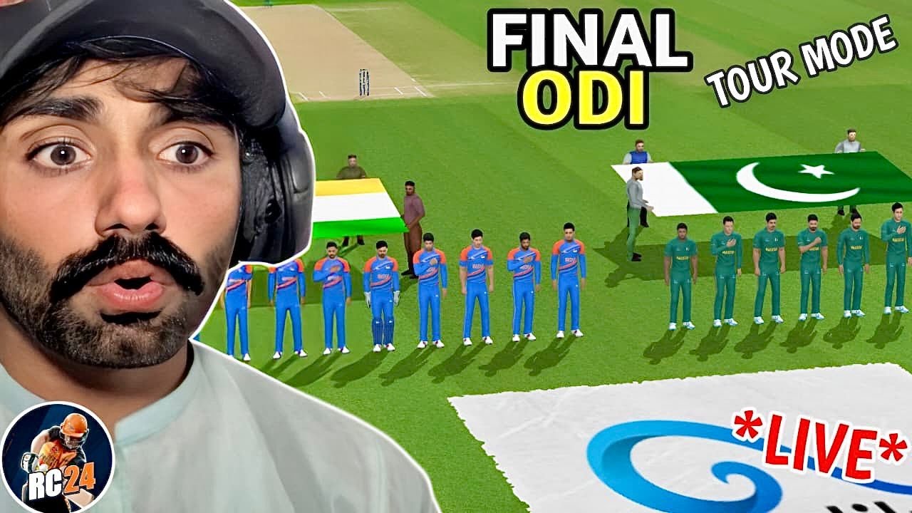 FINAL ODI😮TOUR MODE PAKISTAN VS INDIA RC SWIPE LIVE