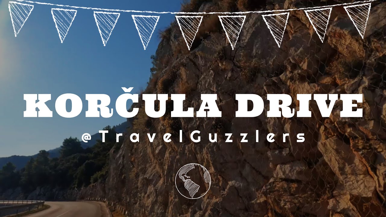 ◆◈◇ Drive Through Korčula Island, Croatia ◇◈◆ | Mediterranean Coastal Road Trip