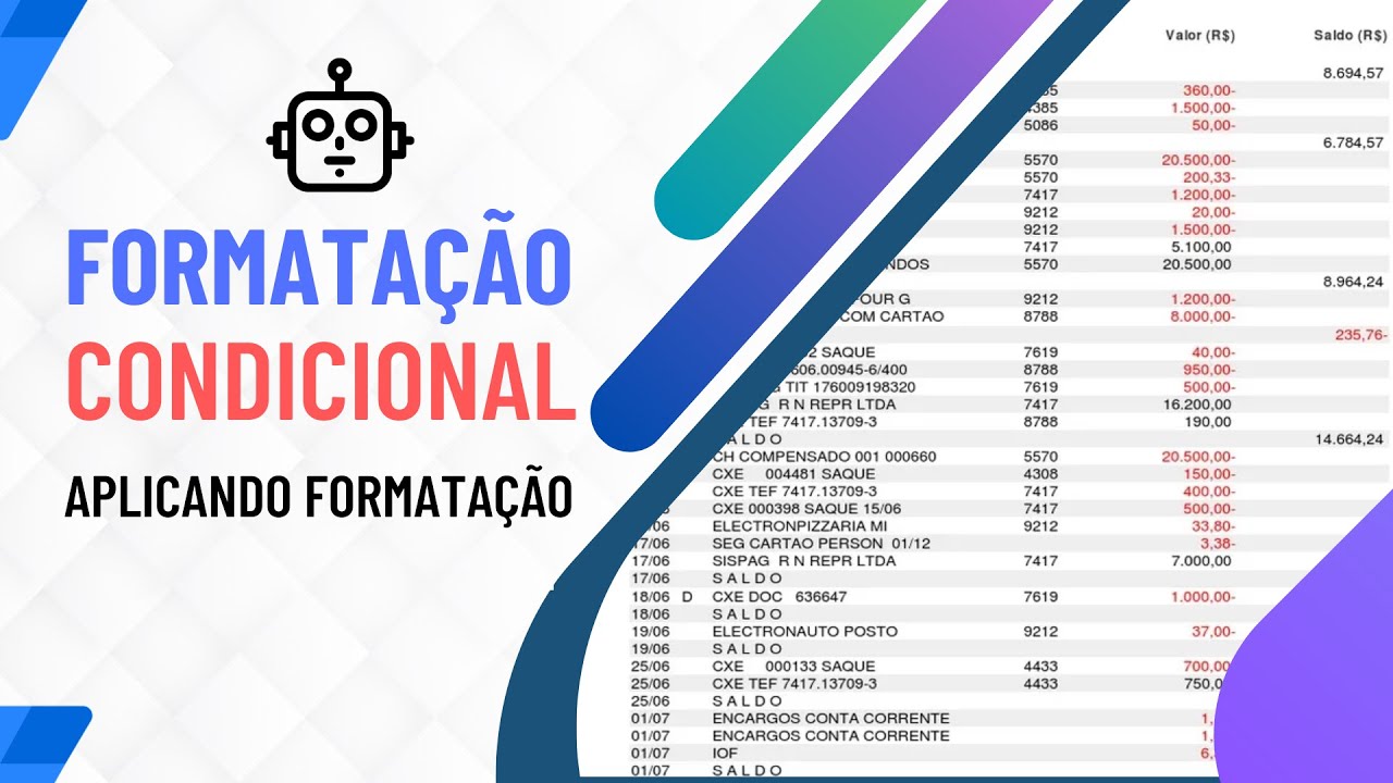 Google AppSheet | Formatação Condicional: Negativos em Vermelho, Positivos em Azul (#PARTE6)