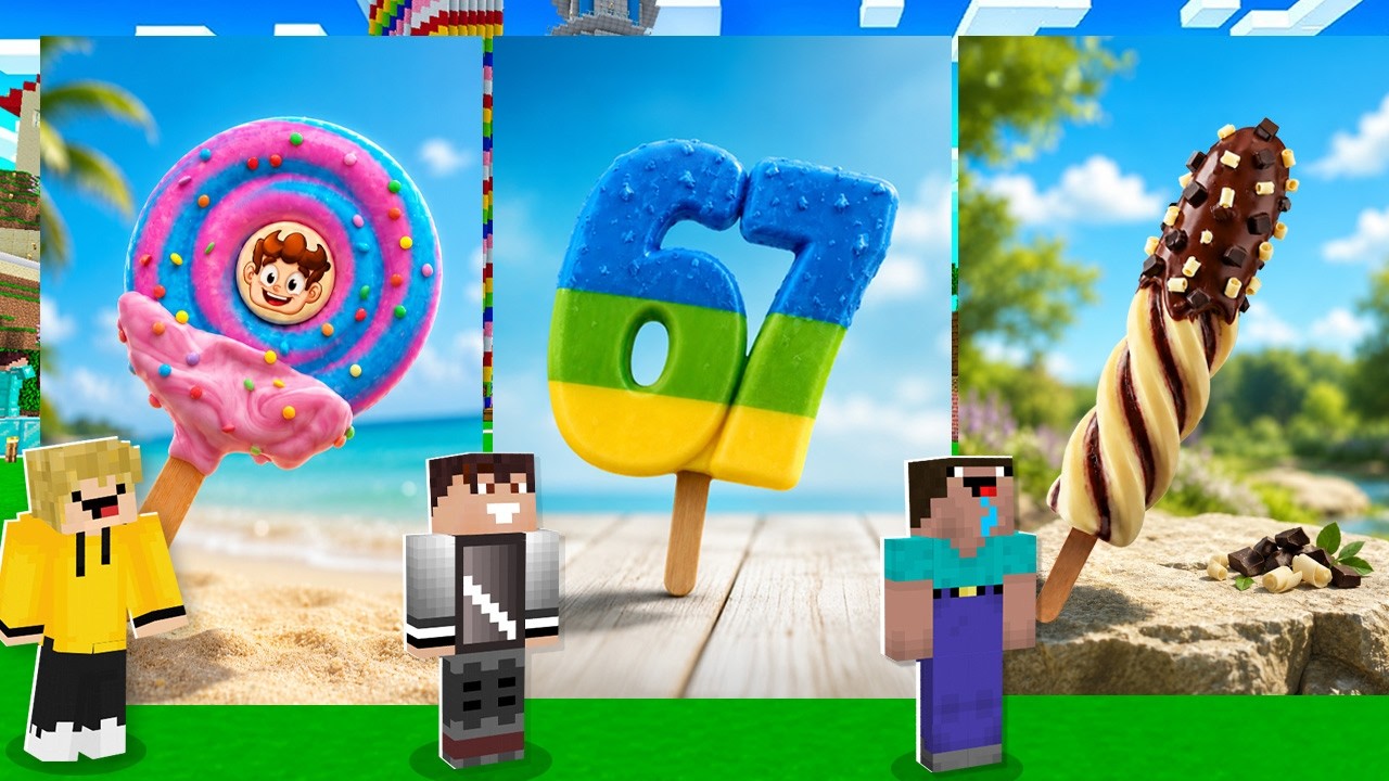 TA GRA POKAZUJE NOWE LODY WOJANKA 🍦🍡 w Minecraft!
