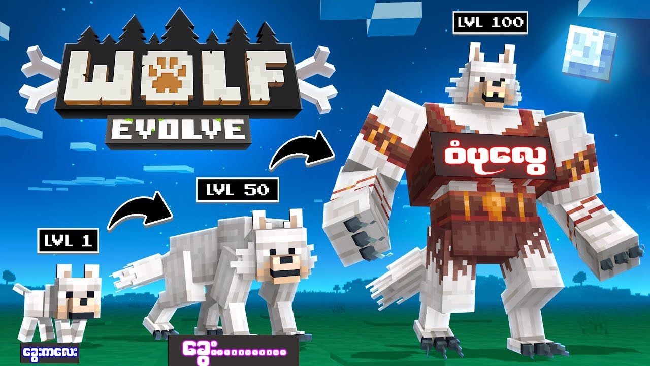 🔥ဝံပုလွေ!!【"Minecraft၊ ဒါပေမယ့် ကျွန်တော်ဟာ စောင့်ရမ်းကိုကြမ်းတဲ့ဝံပုလွေတစ်ကောင်ဖြစ်လာနိုင်တယ်!!"】