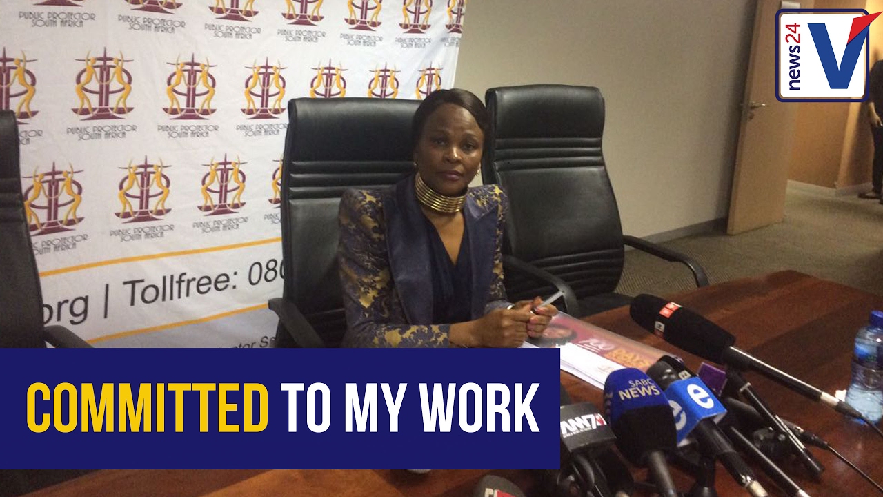 Mkhwebane considers legal action against DA for spy allegations