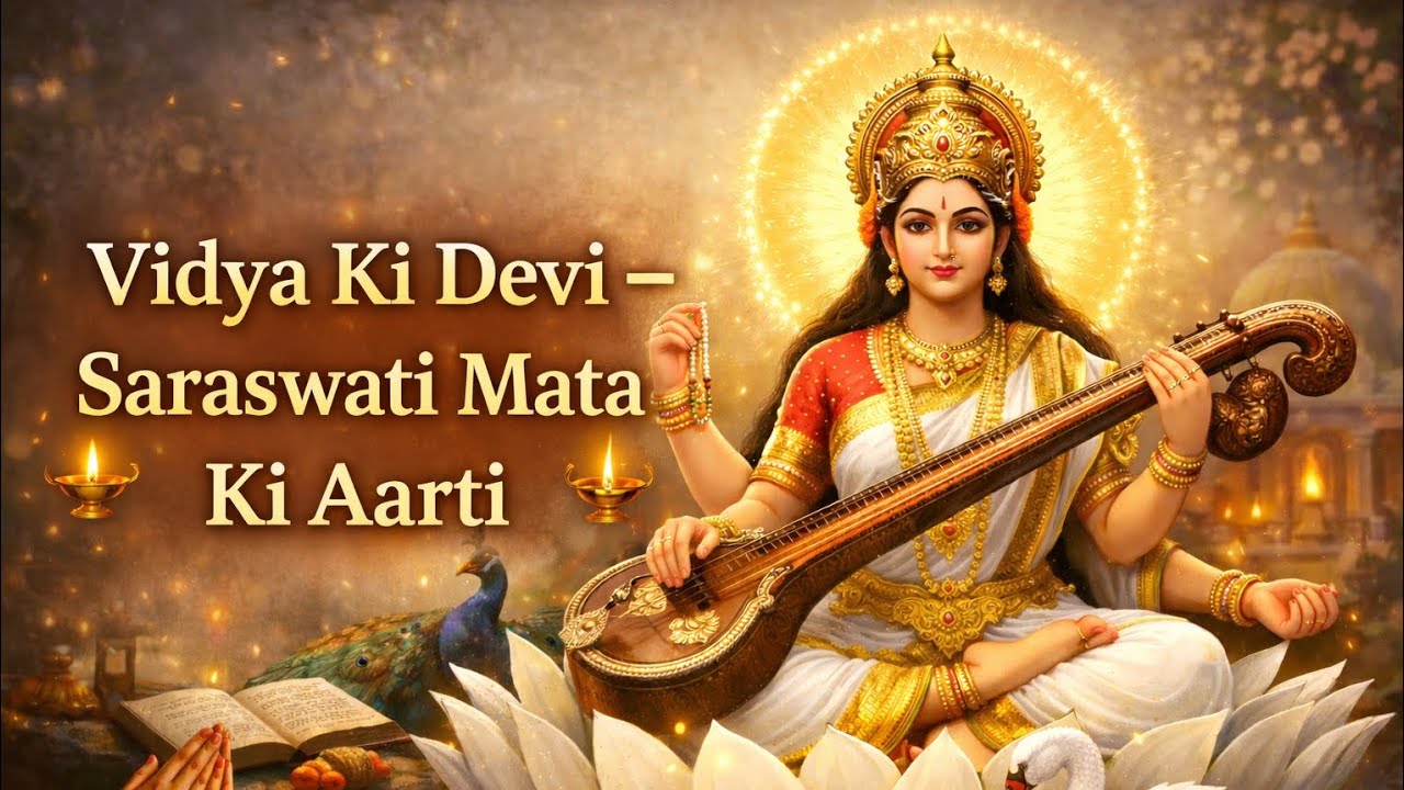 Vidya Ki Devi Saraswati Mata Ki Aarti | Peaceful Devotional Aarti | Sawarn Films Bhakti