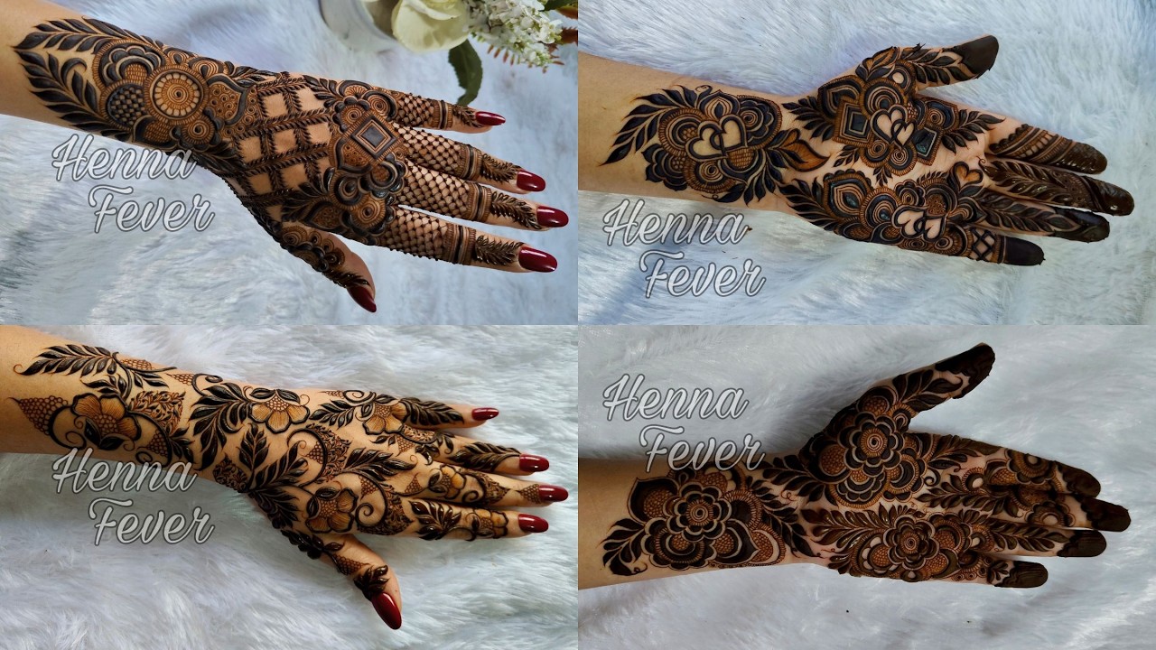 4 Latest Trending Ramadan 2026 Mehndi Henna Design | Step by Step Tutorial | Henna Fever