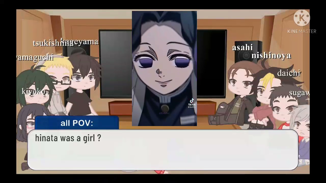 karasuno react too hinata's past as 