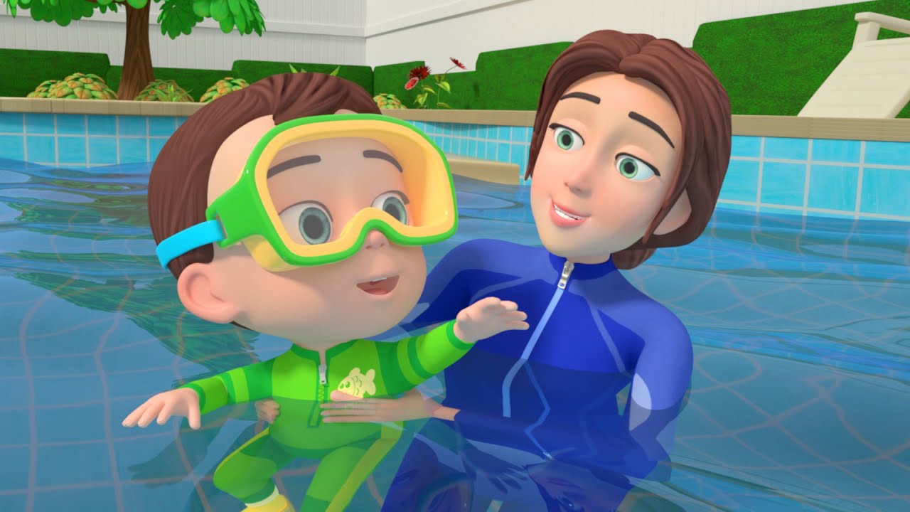 Swimming Pool Song + Wheels On the Bus | TOP Nursery Rhymes - Lalafun
