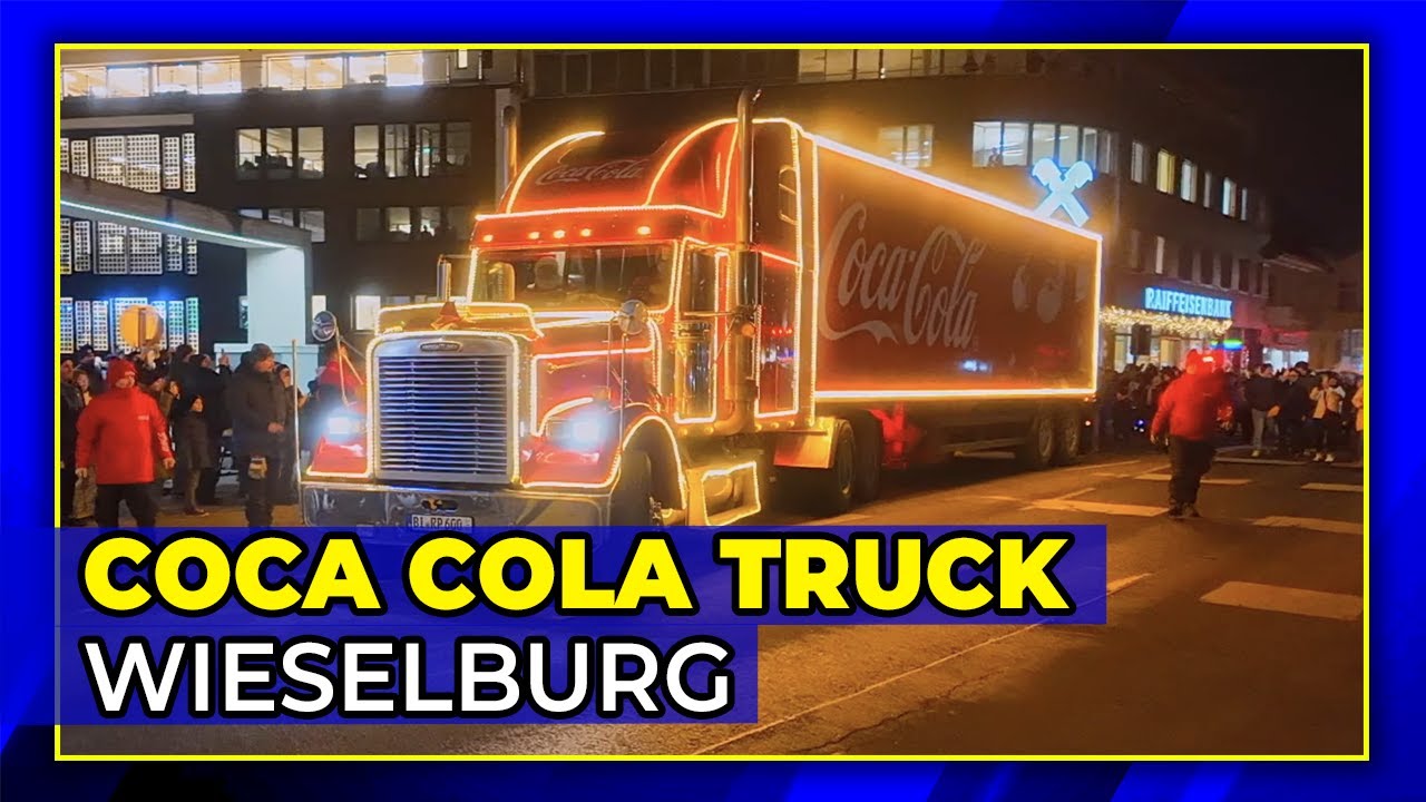 🎄 Der Coca-Cola Weihnachtstruck in Wieselburg! 🚛✨