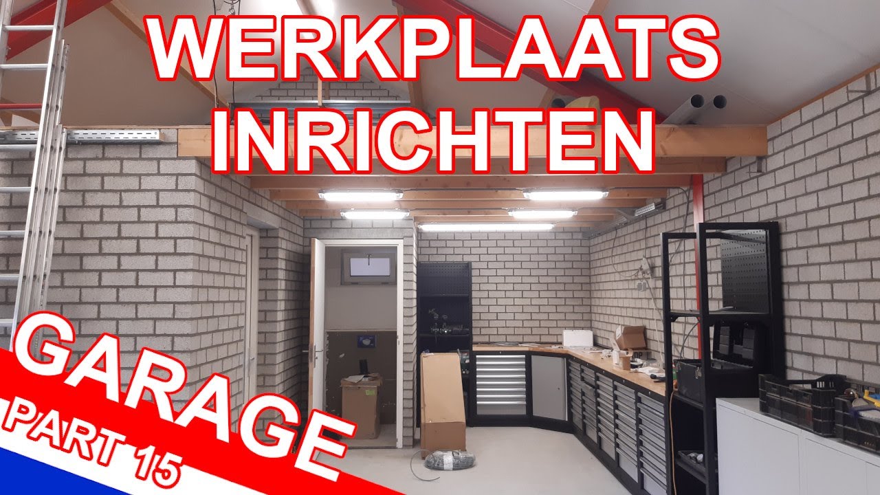 WERKPLAATS INRICHTEN | Een nieuwe garage bouwen in mijn achtertuin | Deel 15