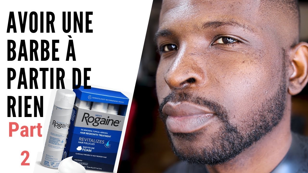 COMMENT FAIRE POUSSER UNE BARBE partie 2 | minoxidil | dermaroller #meddexx