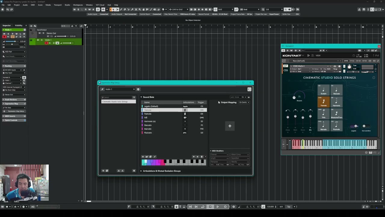 Cubase 15 Expression Map for Cinematic Studio Strings