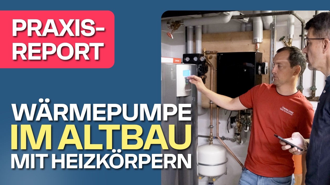 Wärmepumpe im Altbau mit Heizkörpern  - Verbrauch, Beispiele, Erfahrungen nach dem Heizungstausch