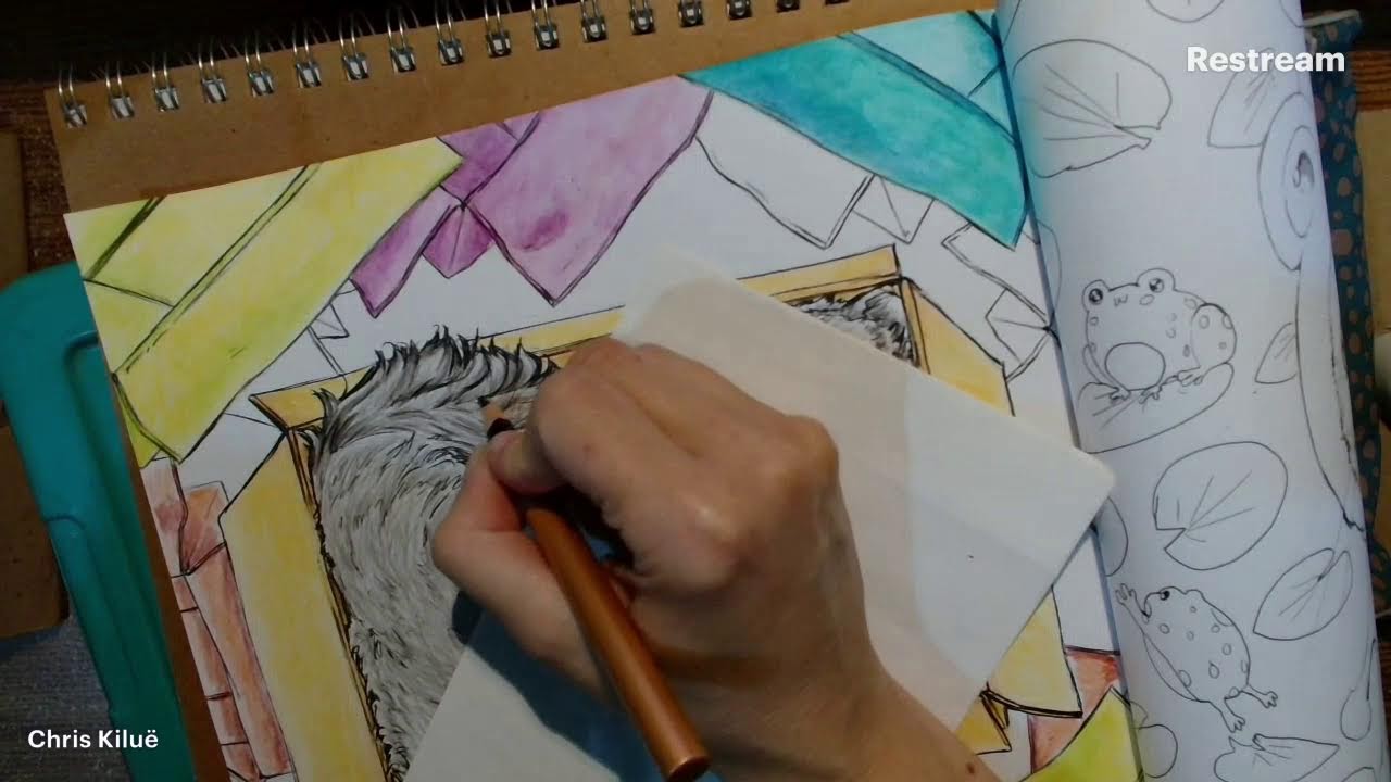 Saturday Coloring Cats.