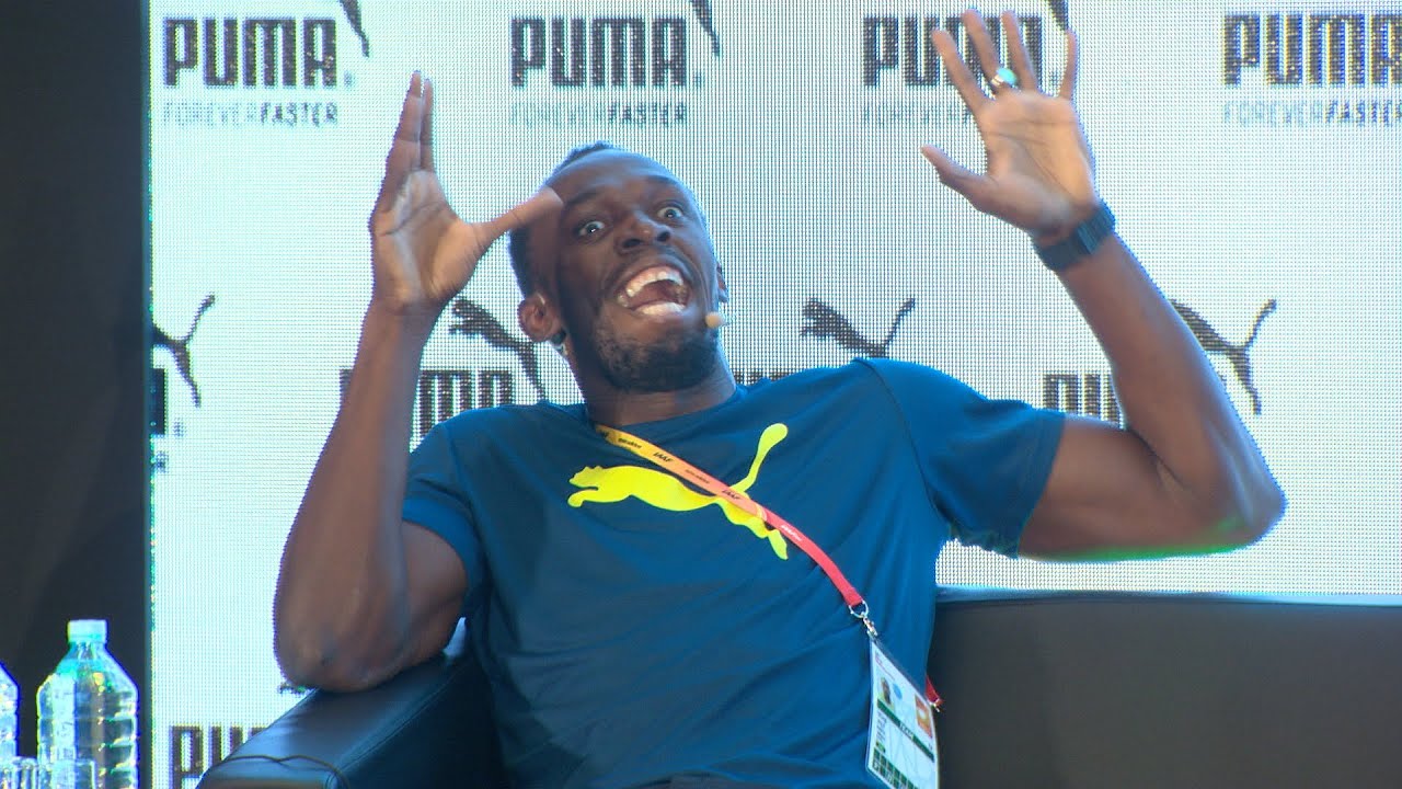 WCH 2015 Beijing - Usain Bolt Press Conference