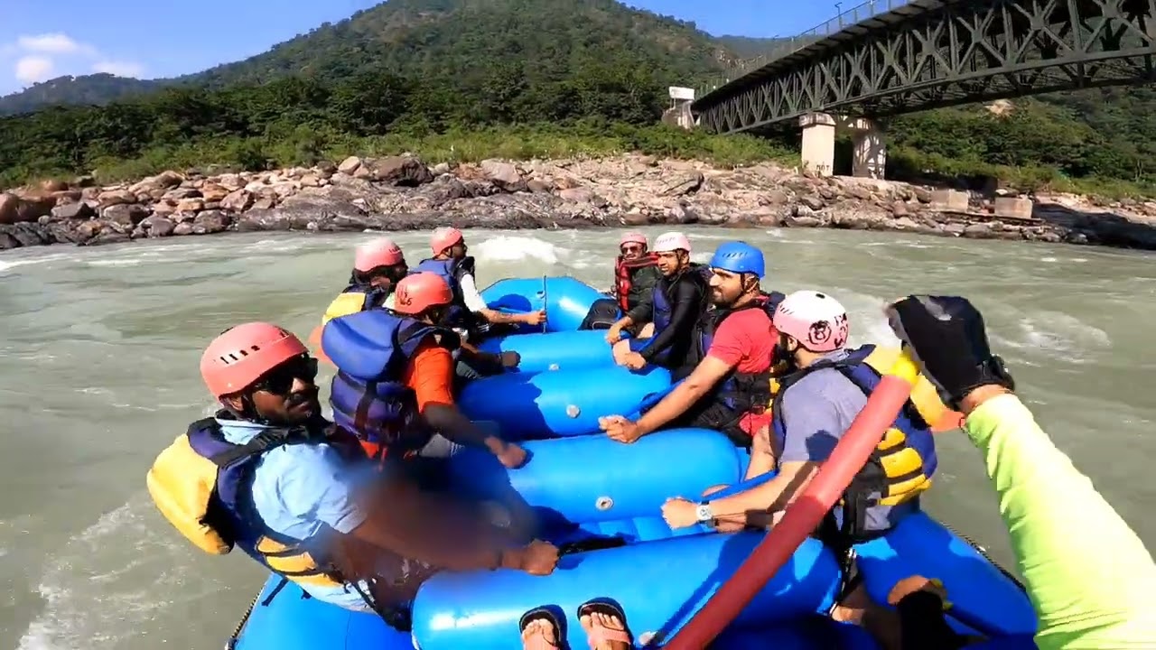 16km river rafting at Rishikesh part 3