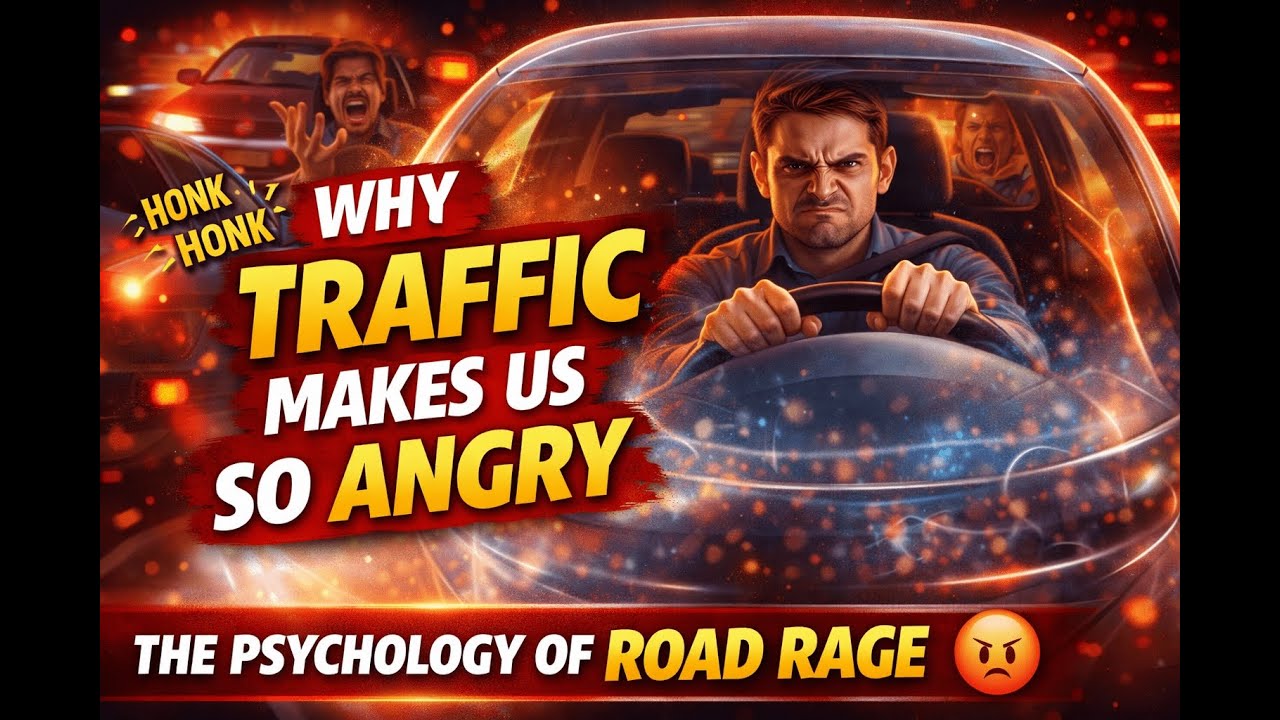 Why Traffic Makes Us Angry - The Psychology of Road Rage