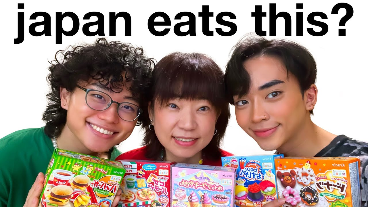 We made FOOD with POWDERS?! *Japanese Popin' Cookin!* | worldofmama