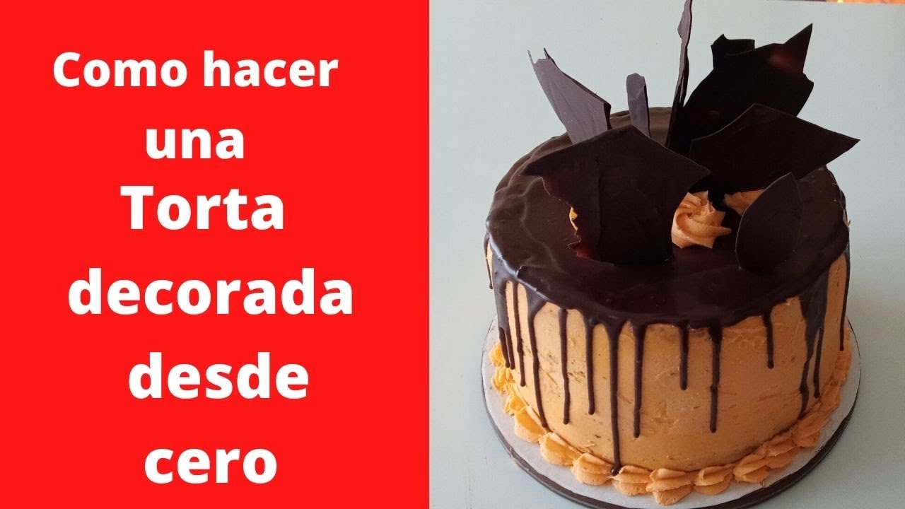 COMO HACER BIZCOCHUELO CASERO/ DECORACIÓN PASO a PASO