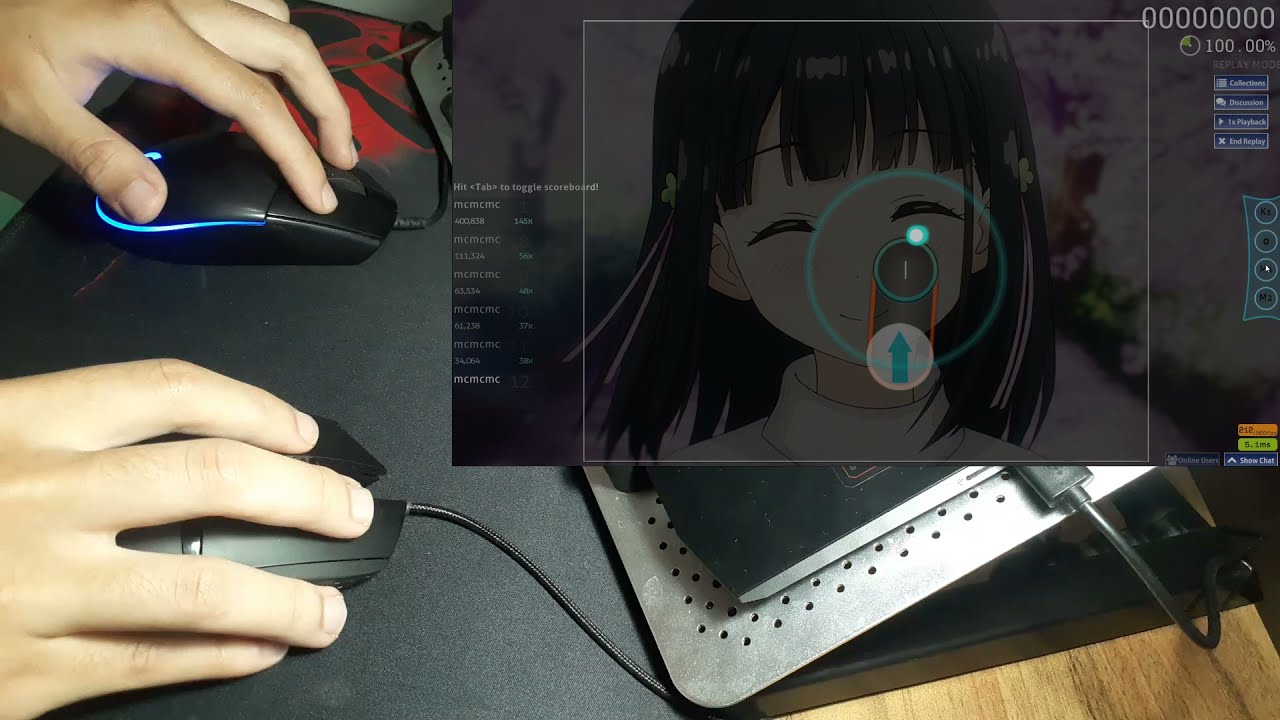 Osu! mouse players be like: