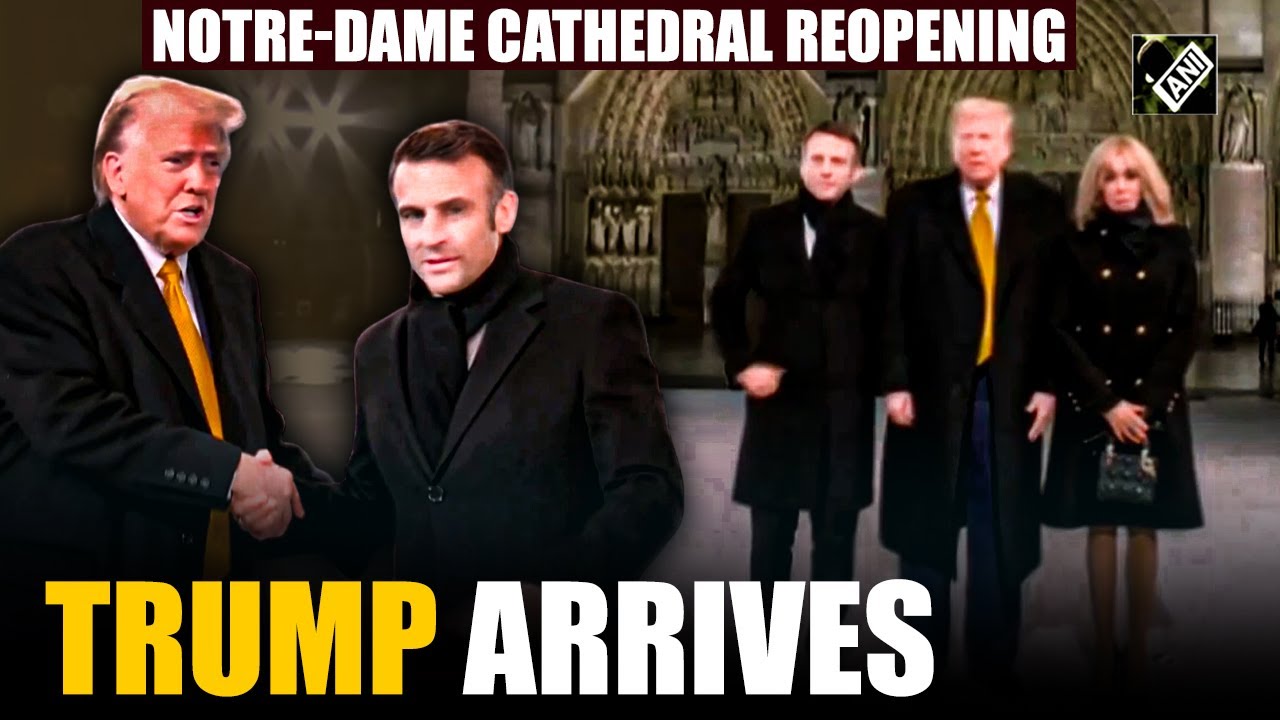 Paris: US President-Elect Donald Trump arrives to attend reopening of Notre-Dame Cathedral
