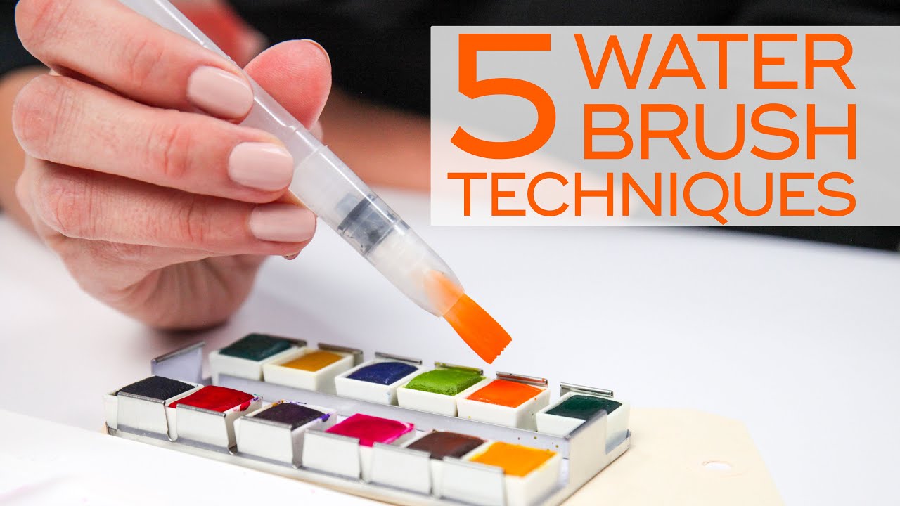 You'll Be Wowed by These Flat Tip Water Brushes | Scrapbook.com Exclusive