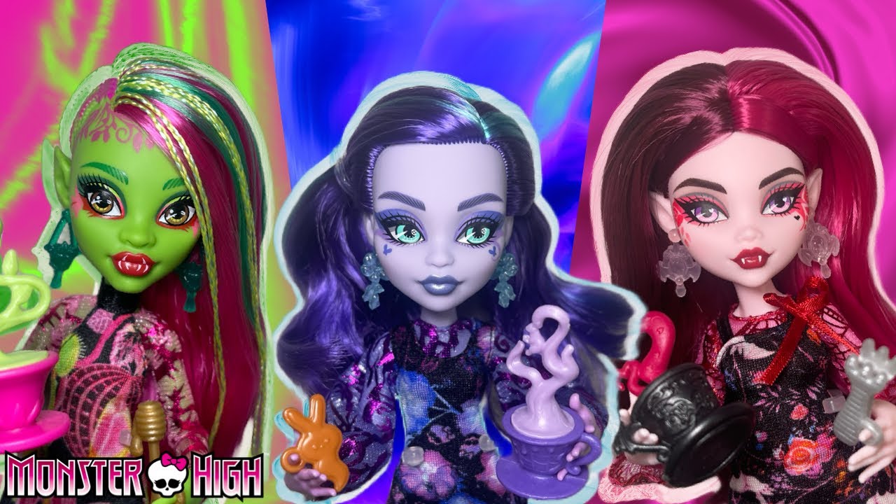 NEW Monster High Skulltimate Secrets Series 5 Garden Mysteries Ft. Venus, Twyla & Draculaura! 🌿🕸️🥀
