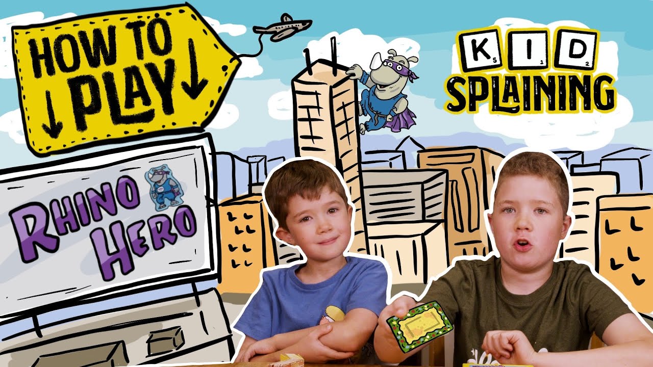 How to Play Rhino Hero | Learn to Play in 3 1/2 Minutes | Family Friendly Board Game Tutorial