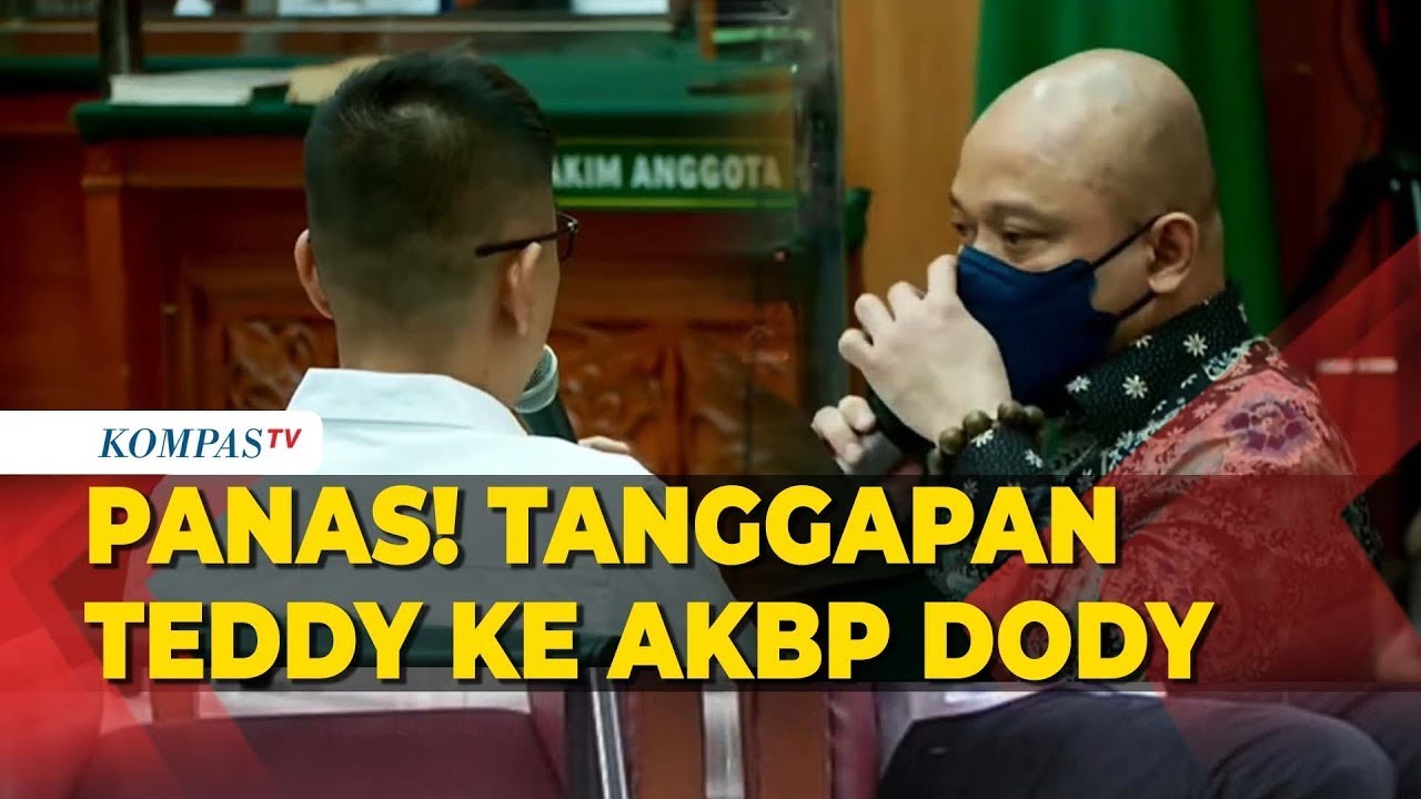 Full-Debat Panas Teddy Minahasa dan AKBP Dody Terkait Perintah Tukar Sabu, Hingga Dihentikan Hakim