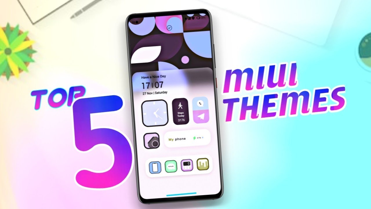 Best MIUI 12 Theme with Charging Animation & Boot Animation