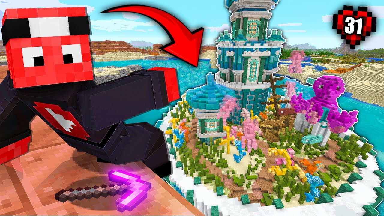 Zbudowałem ATLANTYDĘ w Minecraft Hardcore #30